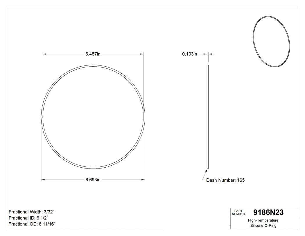Technical drawing - 9186N23